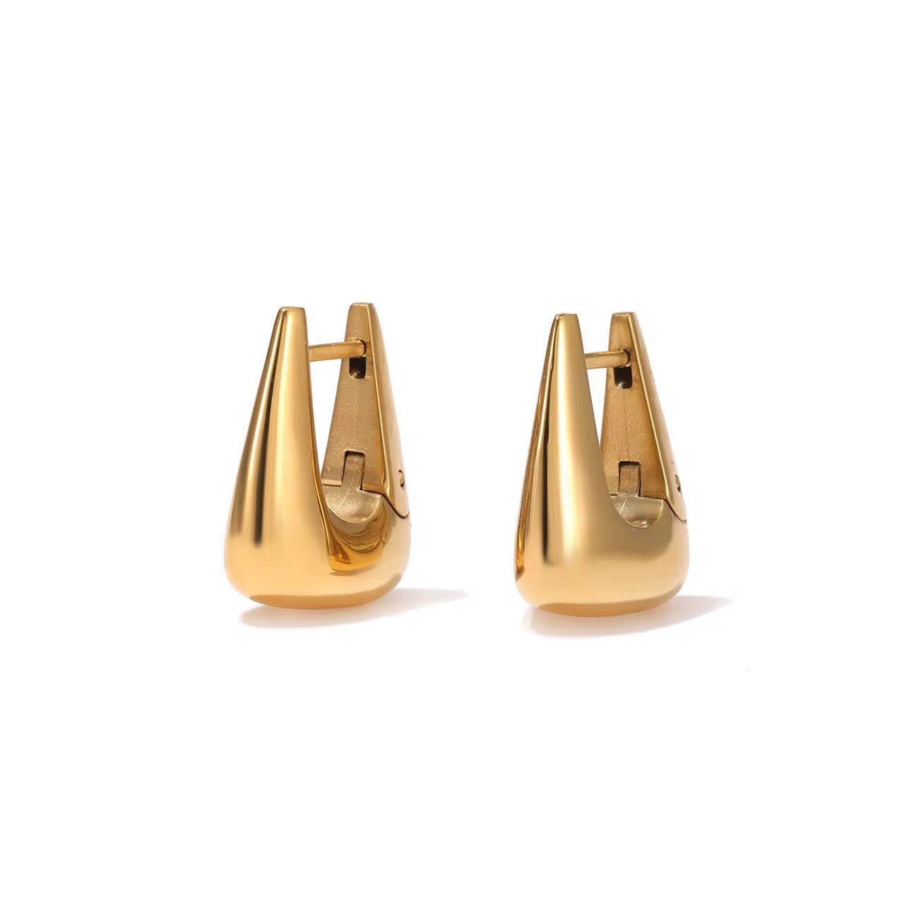 Octavia Gold Hoop Earrings - David Omo