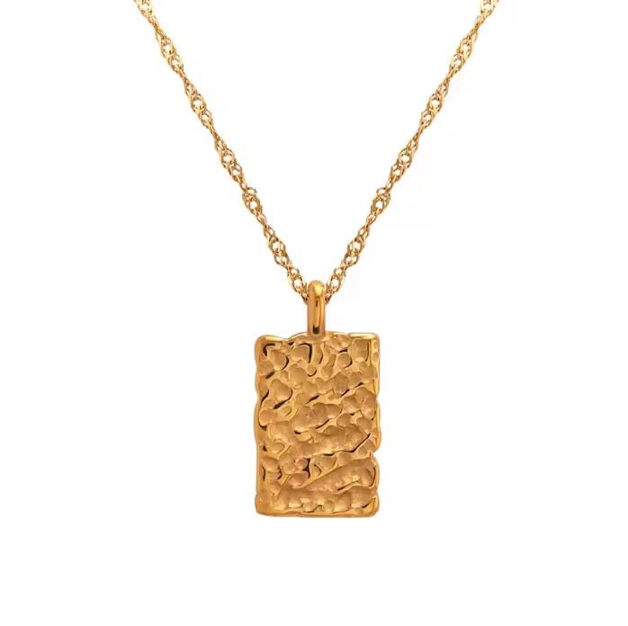 Jordyn Gold Pendant Necklace - David Omo