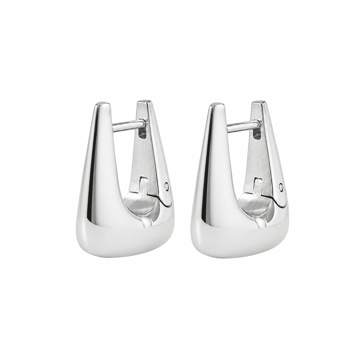 Octavia Silver Hoop Earrings - David Omo