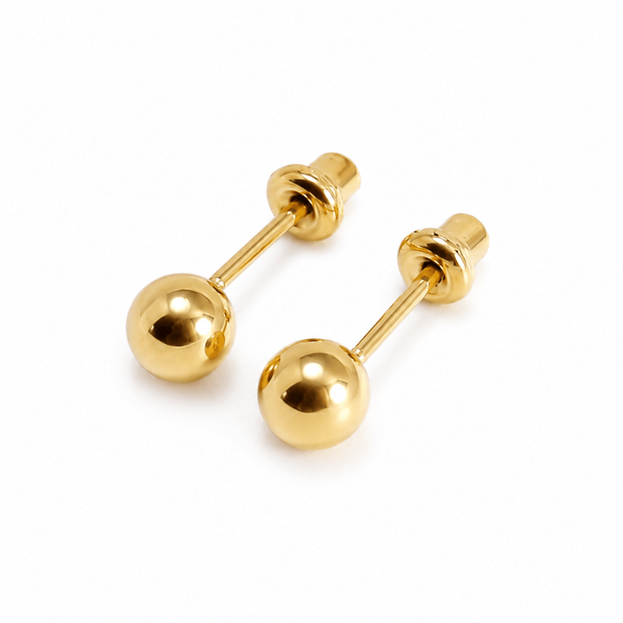 Tully Gold Stud Earrings - David Omo