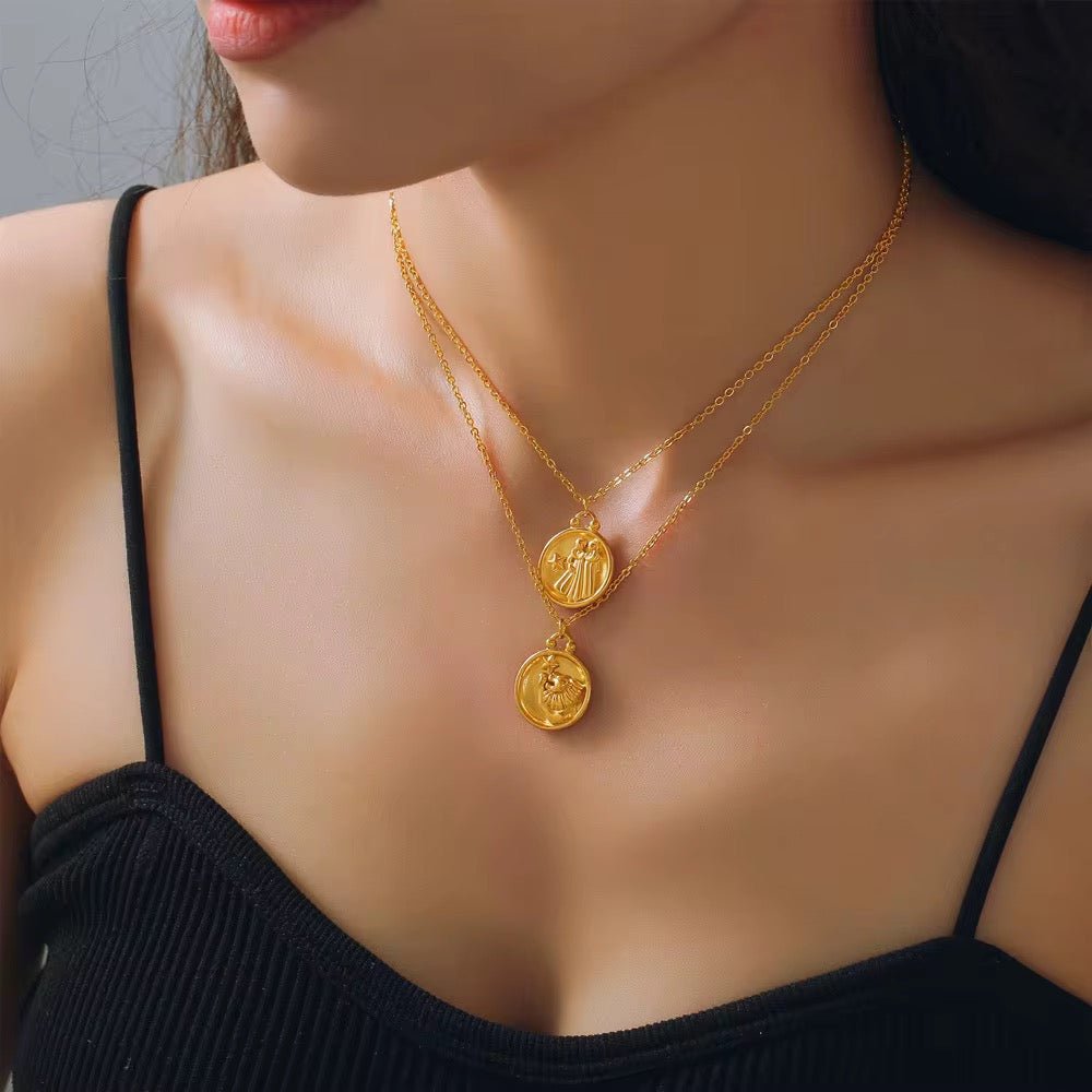 Zodiac Pendant Necklace - David Omo