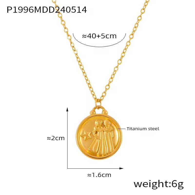 Zodiac Pendant Necklace - David Omo
