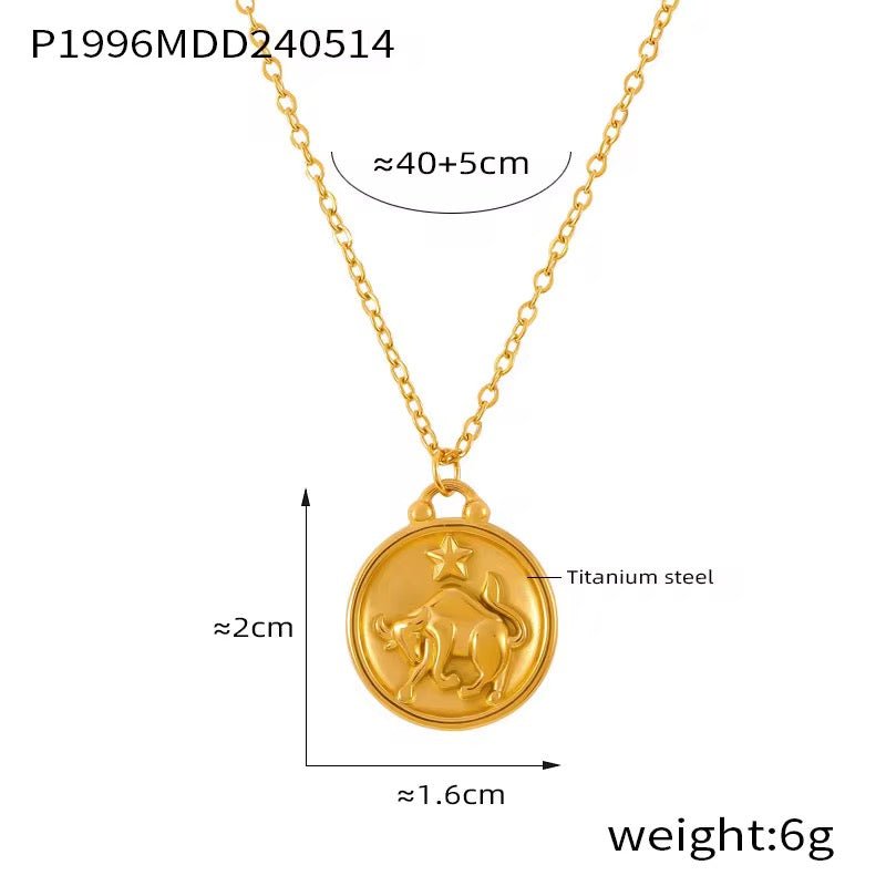 Zodiac Pendant Necklace - David Omo