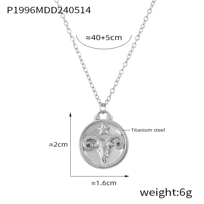 Zodiac Pendant Necklace - David Omo