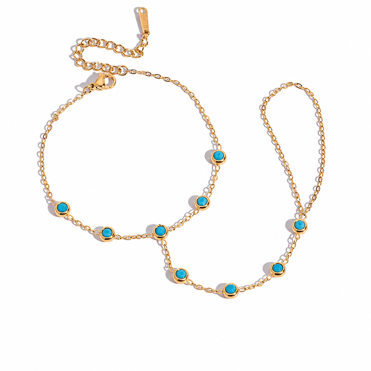 Inaya Turquoise Hand Chain - David Omo