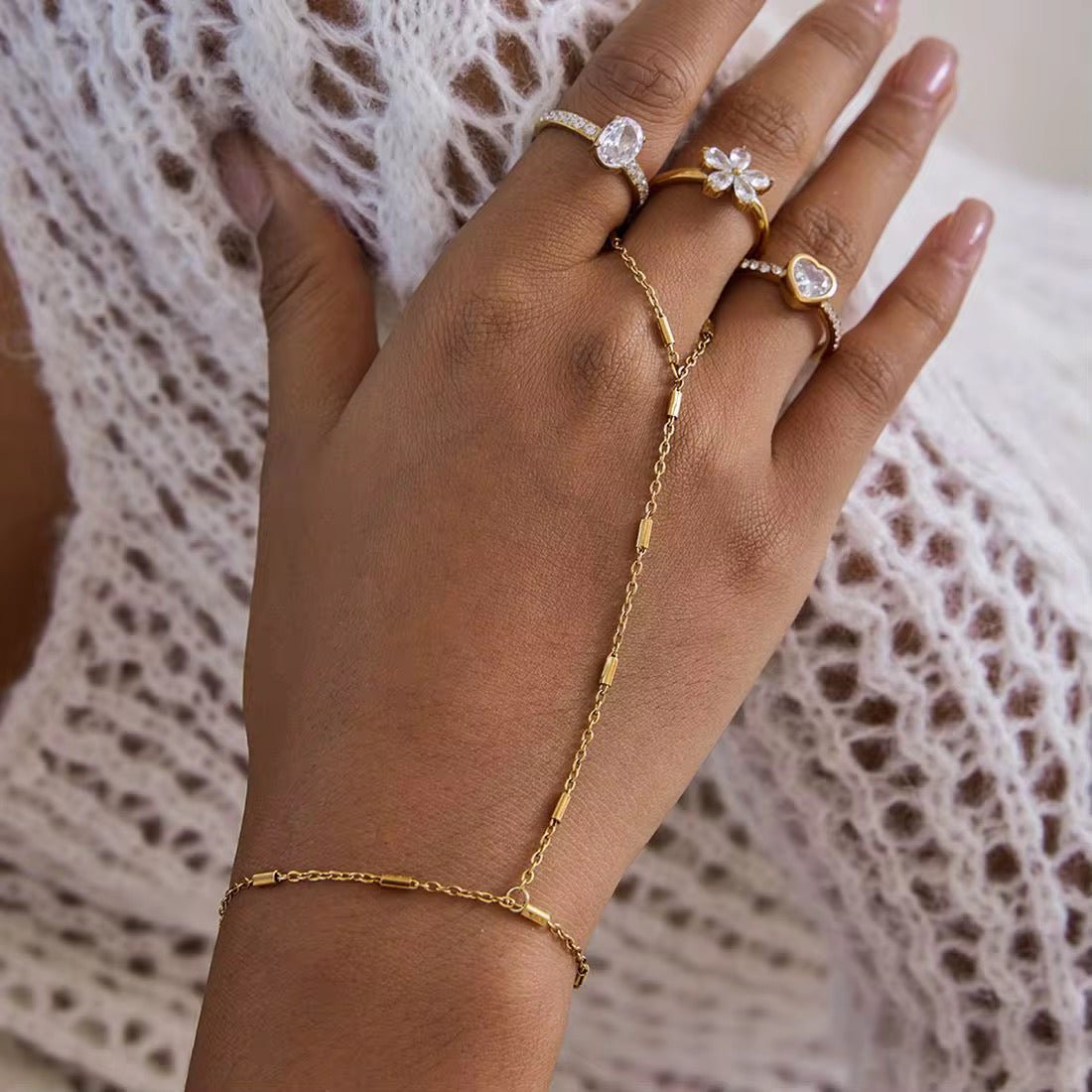 Halina Hand Chain - David Omo