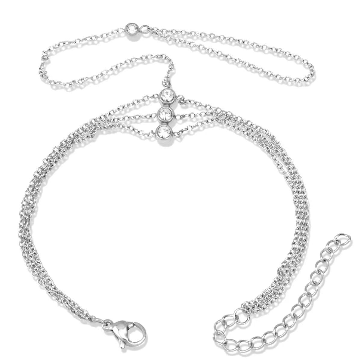 Alyssa Hand Chain Silver - David Omo