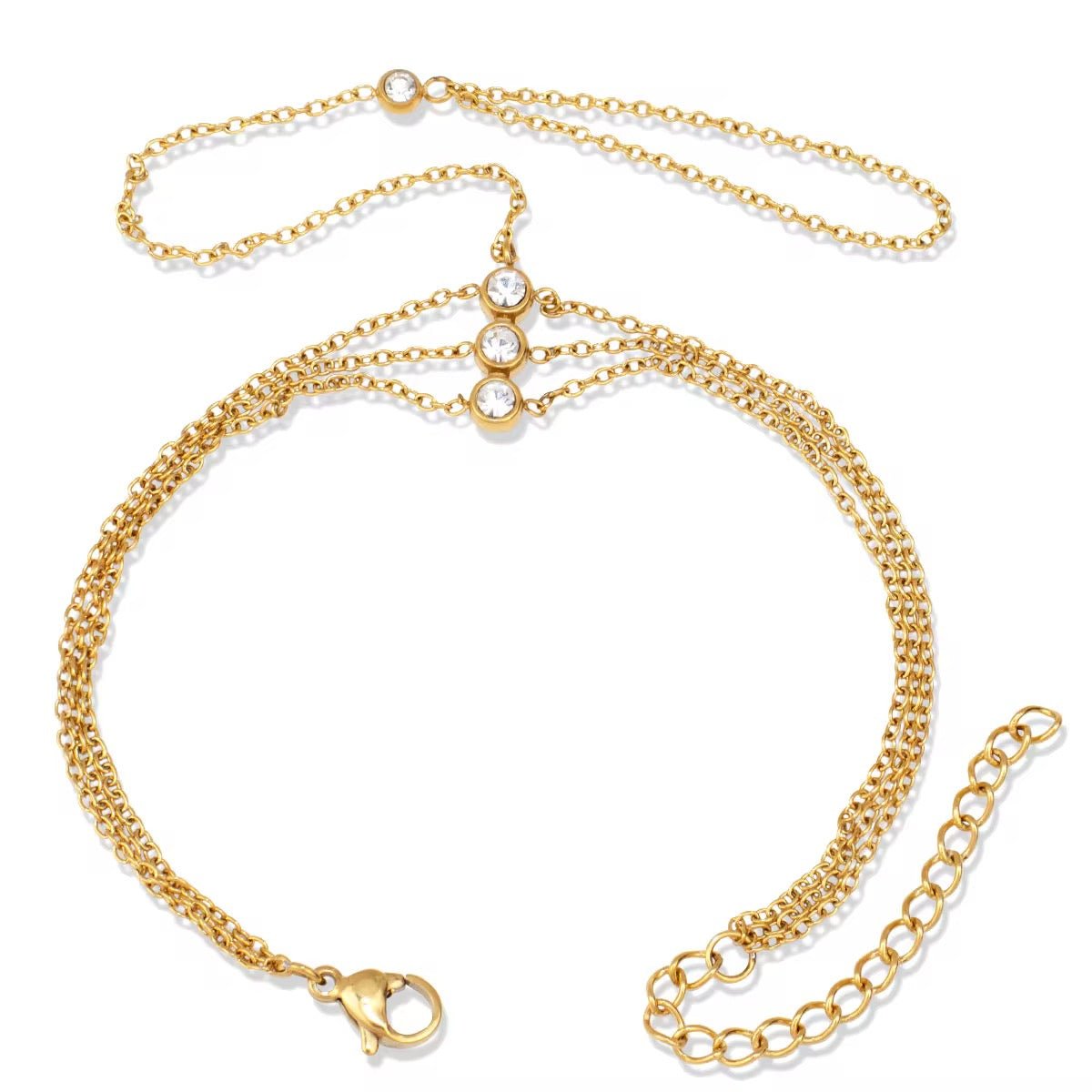Alyssa Hand Chain Gold - David Omo