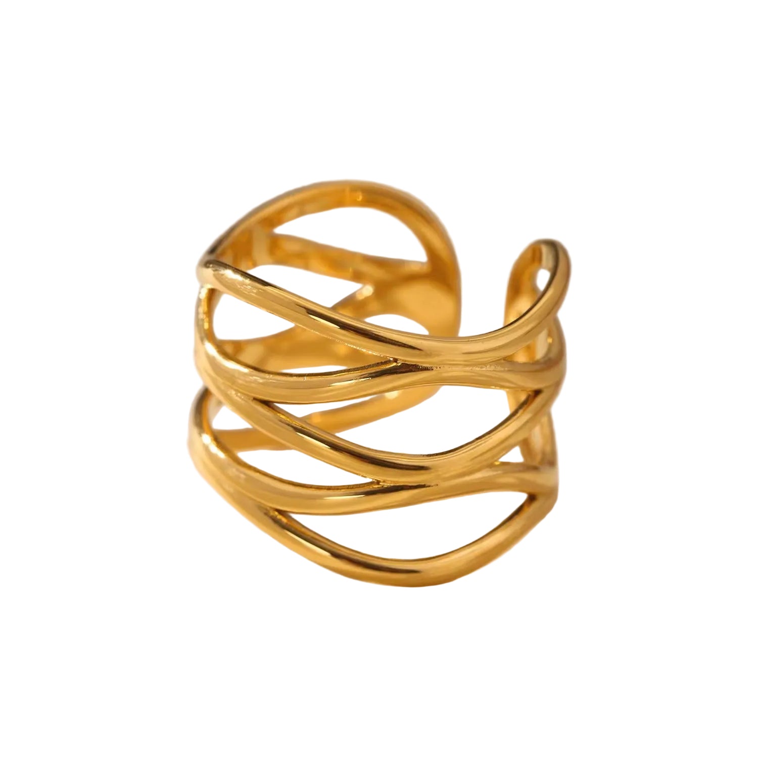 Pandora Gold Adjustable Ring - David Omo
