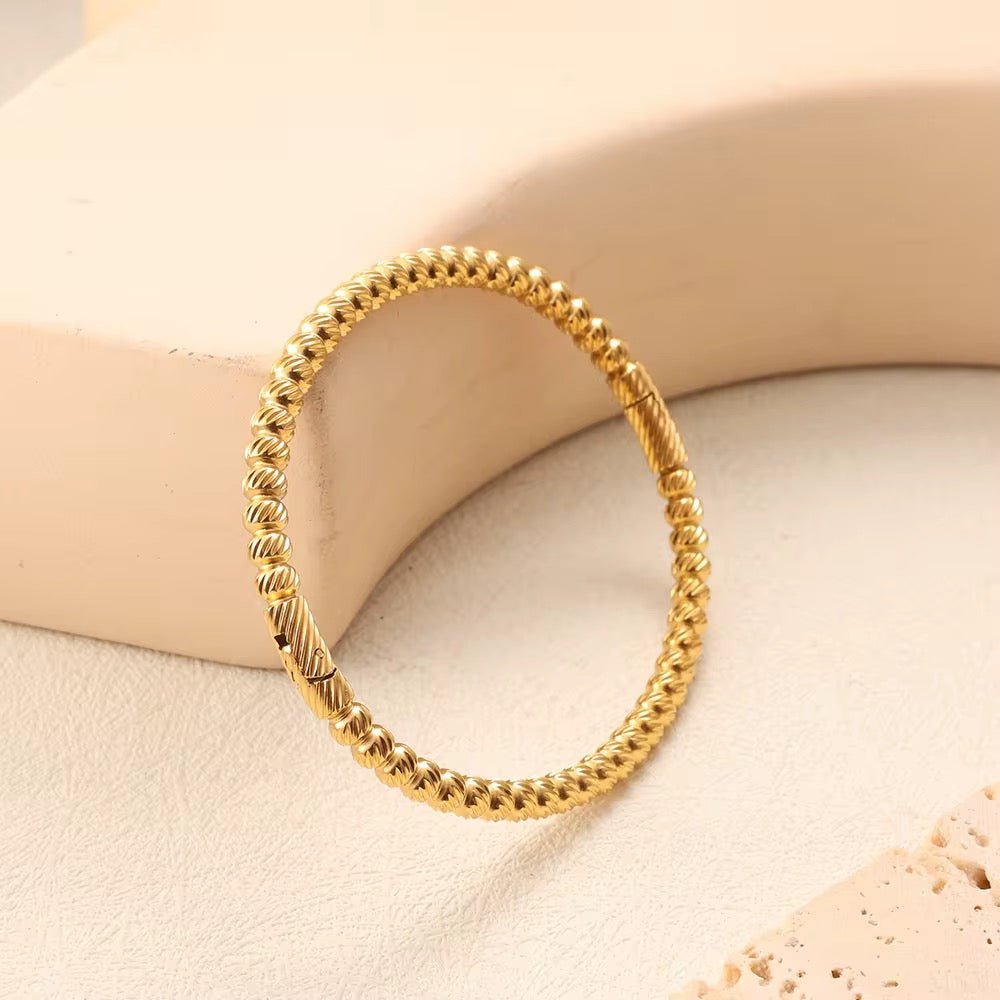 Dulcie Gold Bangle - David Omo