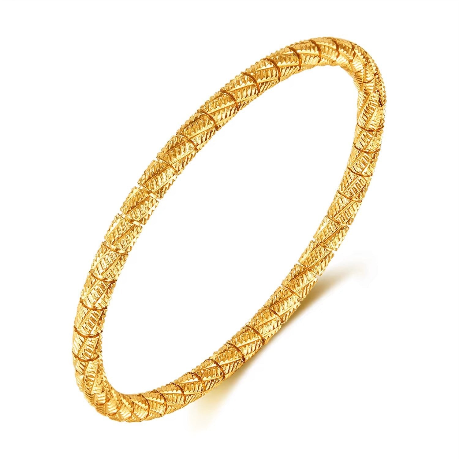 Delta Gold Bangle - David Omo