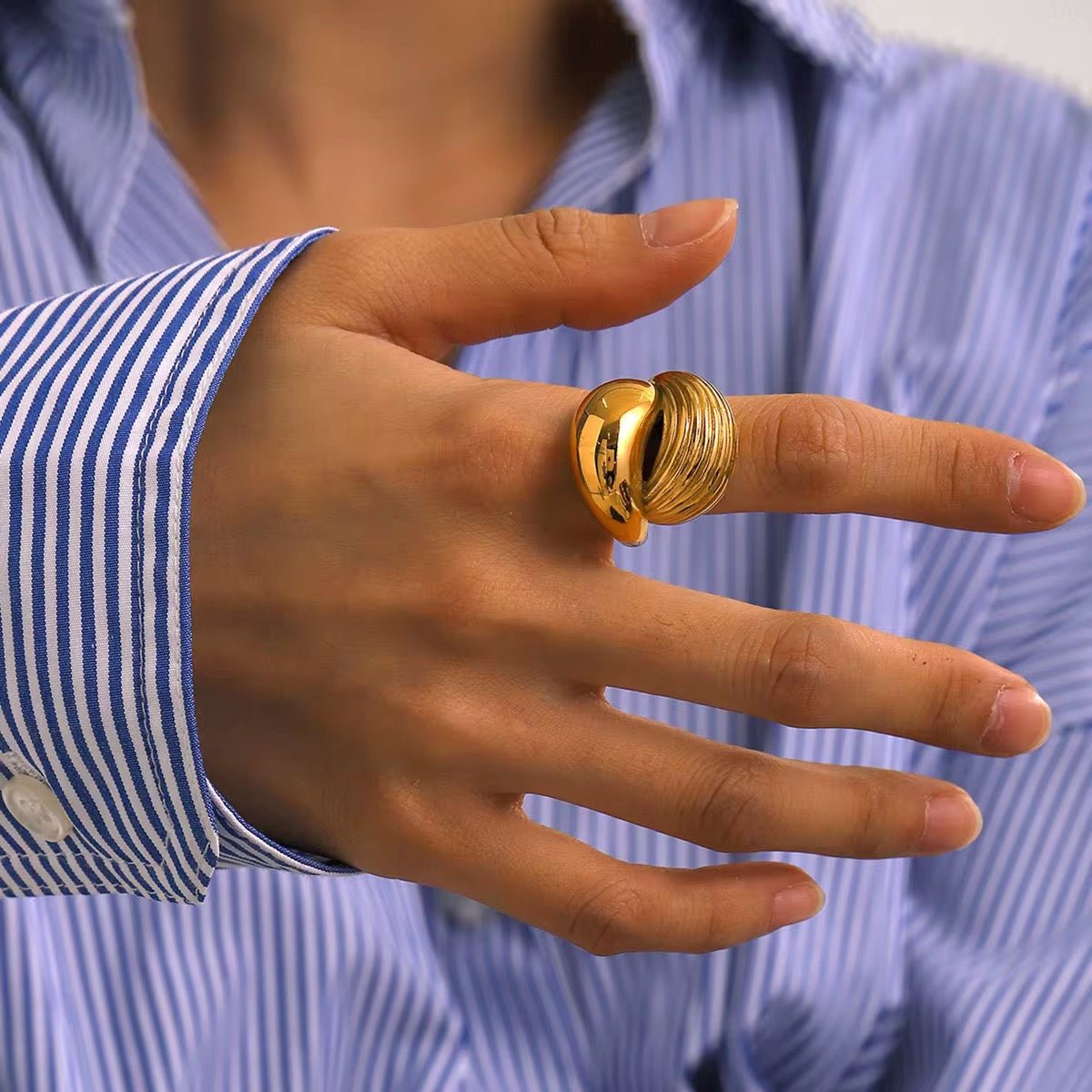 Delila Gold Ring - David Omo