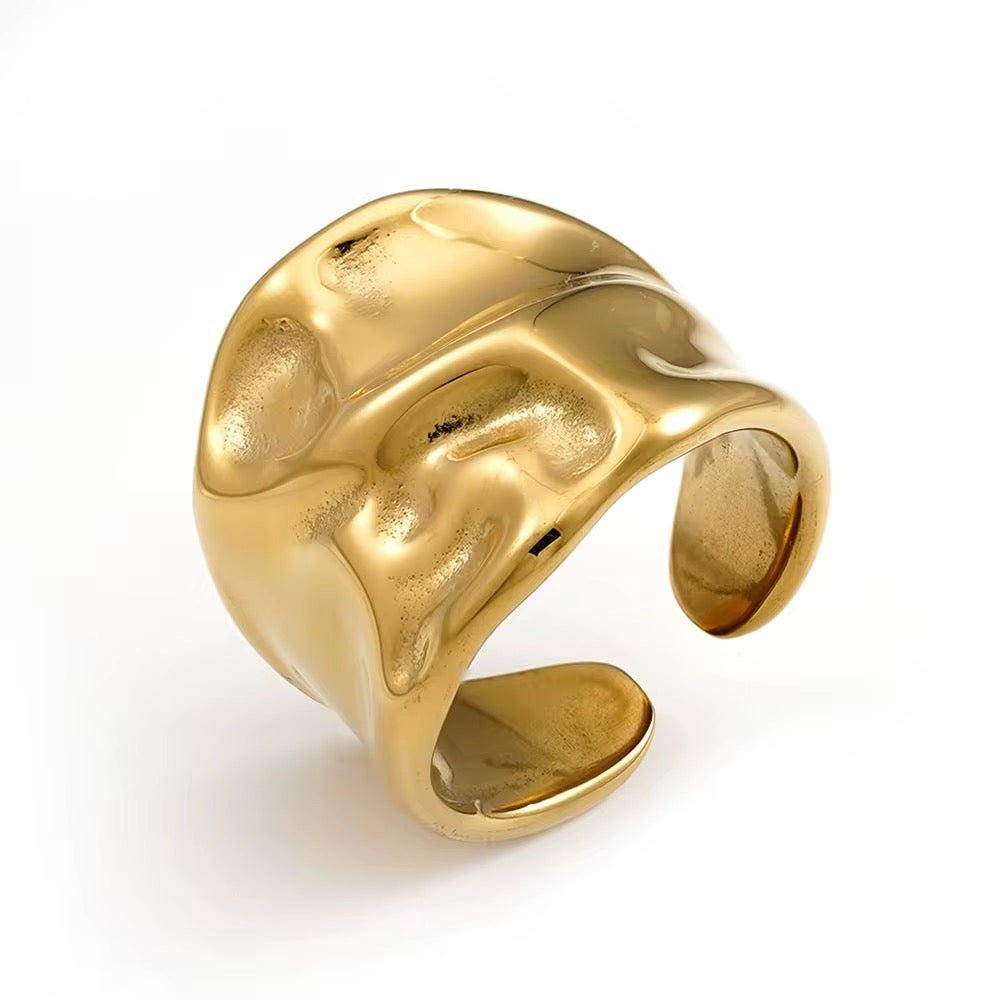 Geisha Gold Adjustable Ring - David Omo