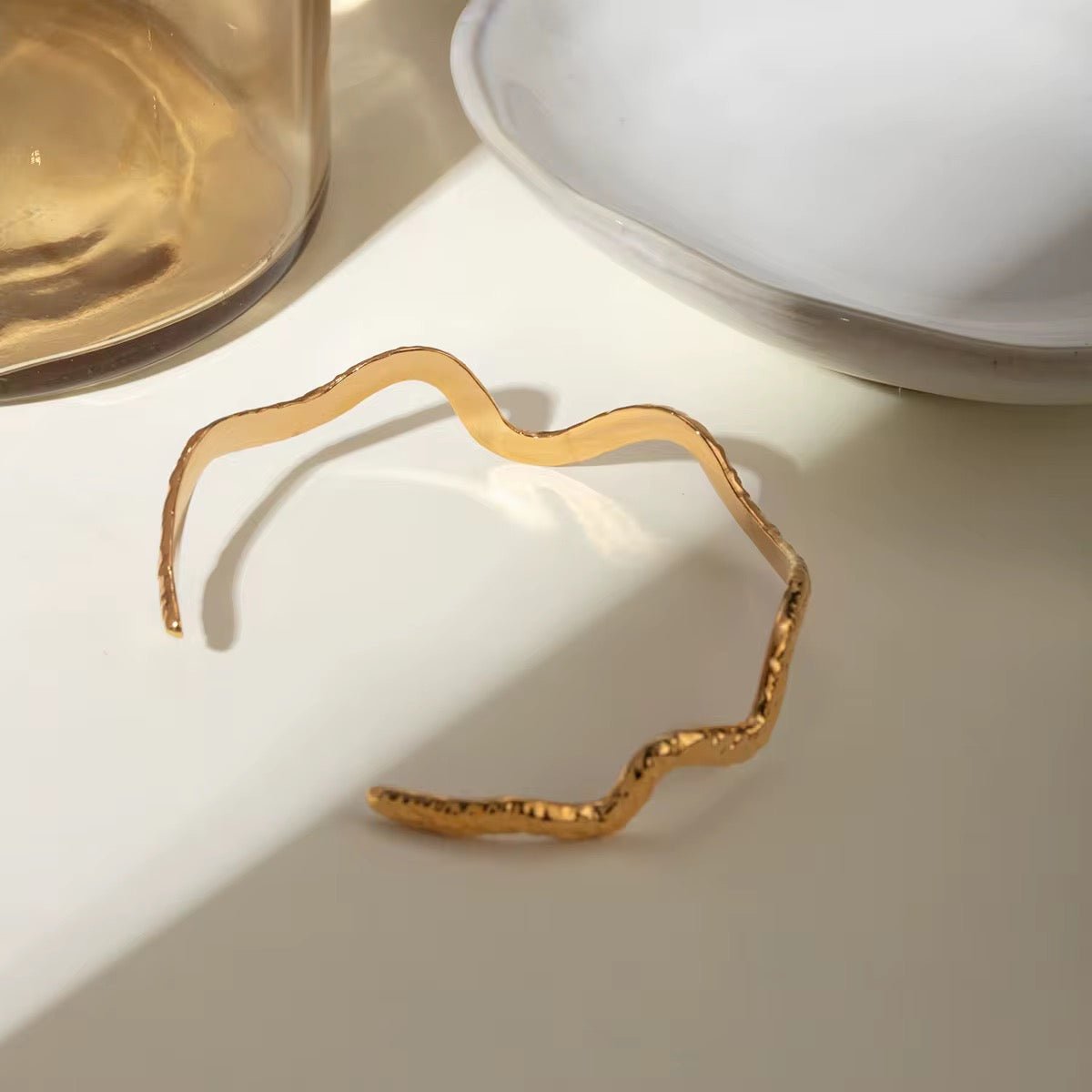 Lucy Gold Bangle - David Omo
