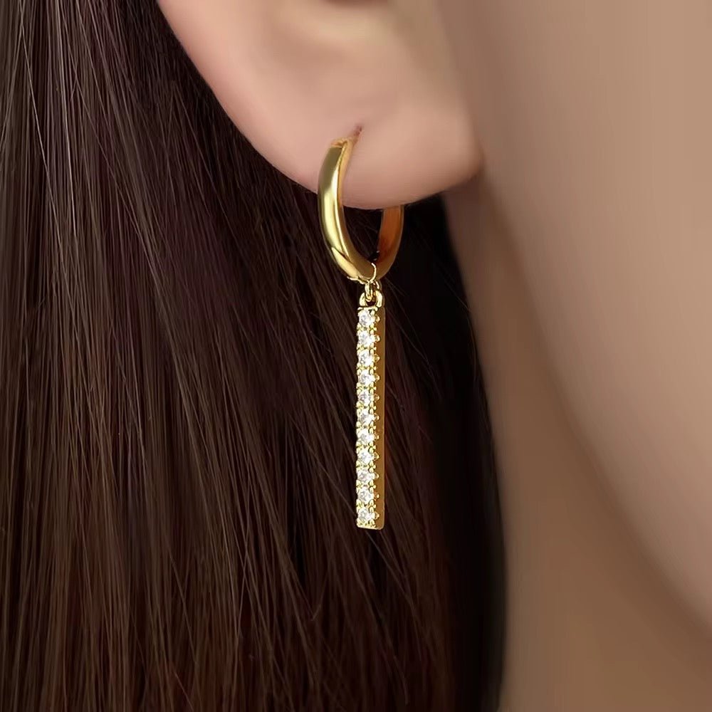 Aeden Gold Huggie Earrings - David Omo