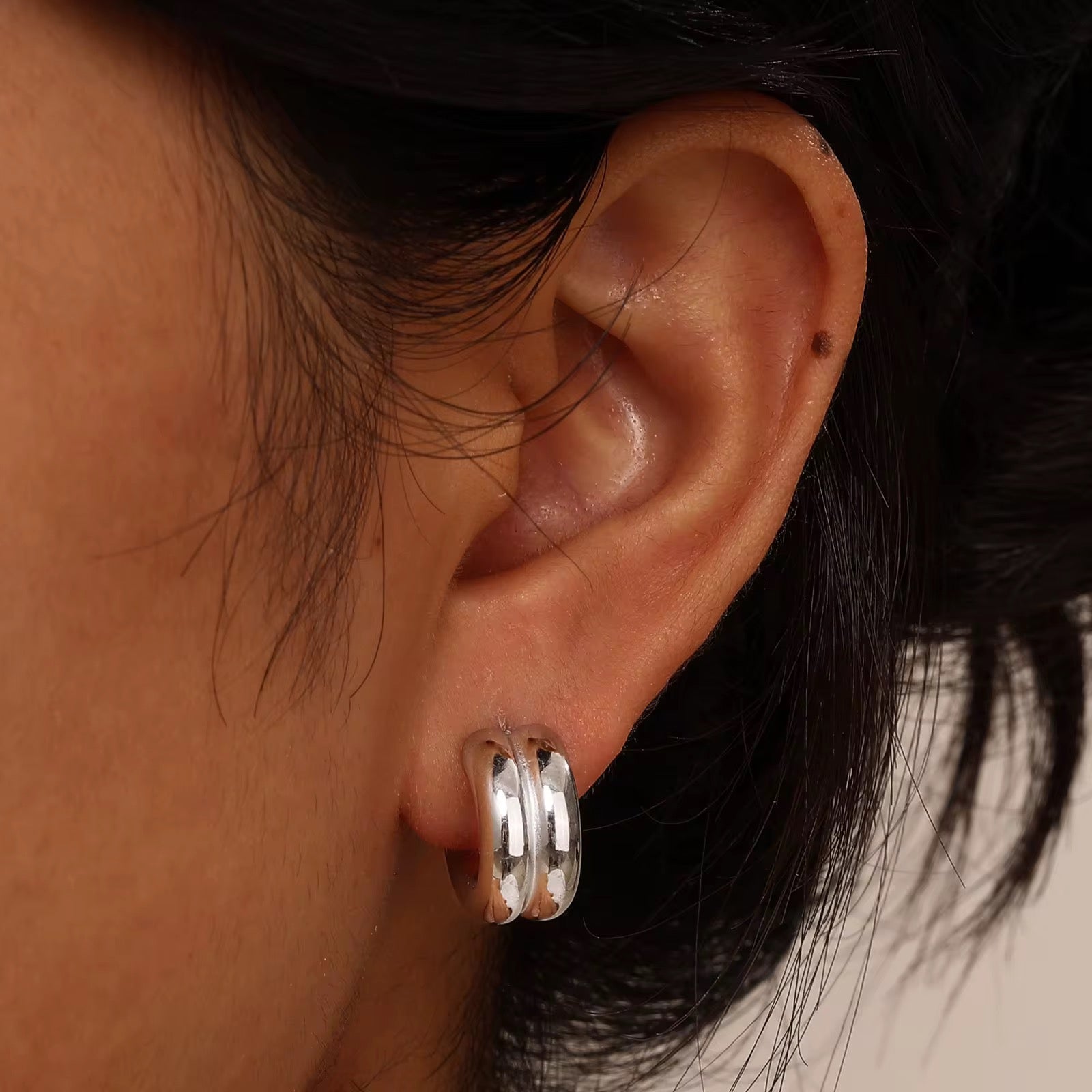 Silver Earrings - David Omo