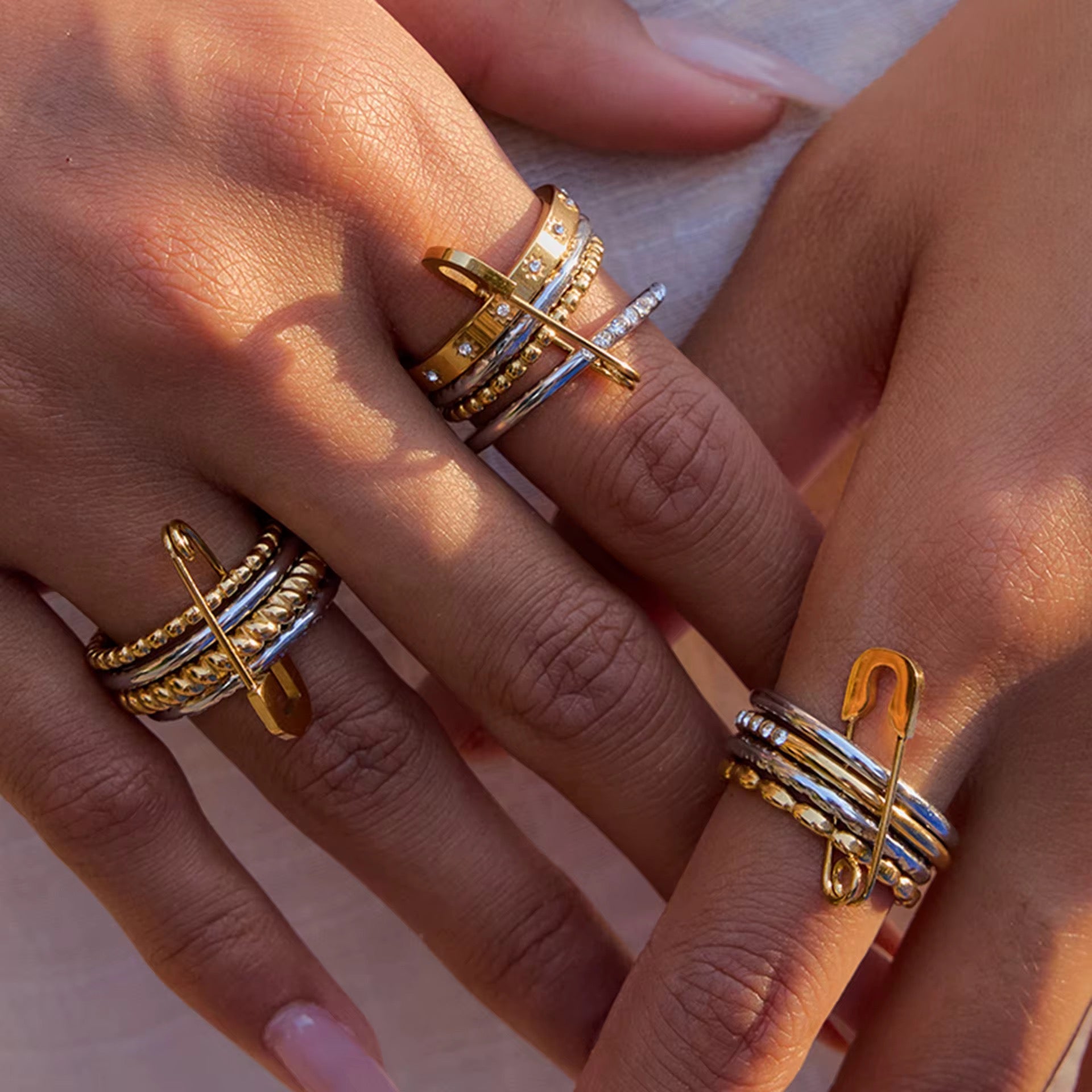 Two-tone Rings - David Omo