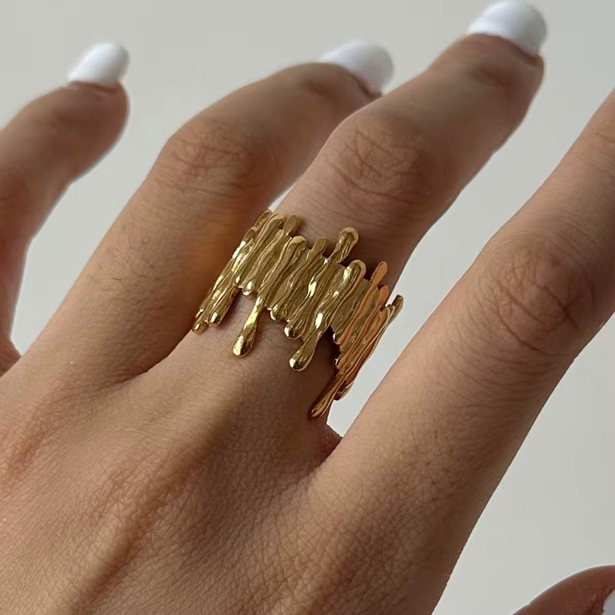 Primrose Gold Adjustable Ring - David Omo