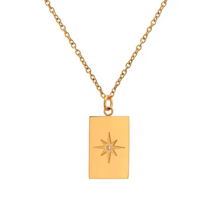 Starlight Gold Pendant Necklace - David Omo
