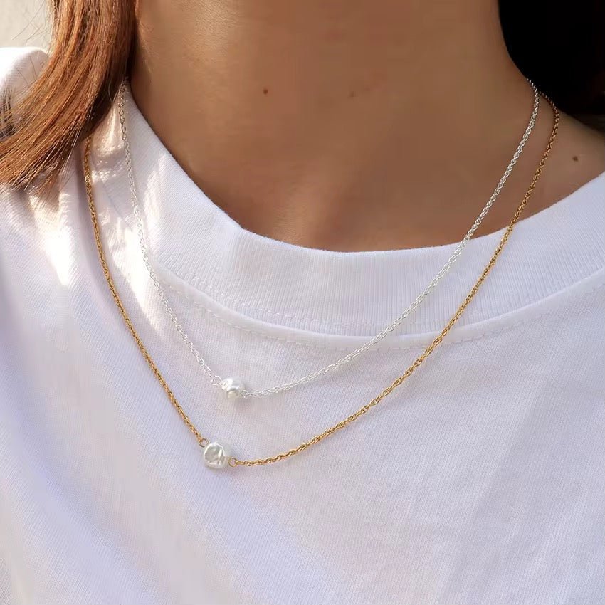 Iris Necklace Silver - David Omo