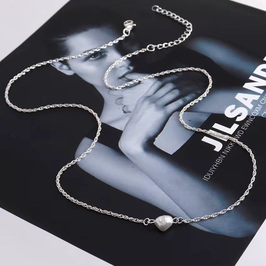 Iris Necklace Silver - David Omo