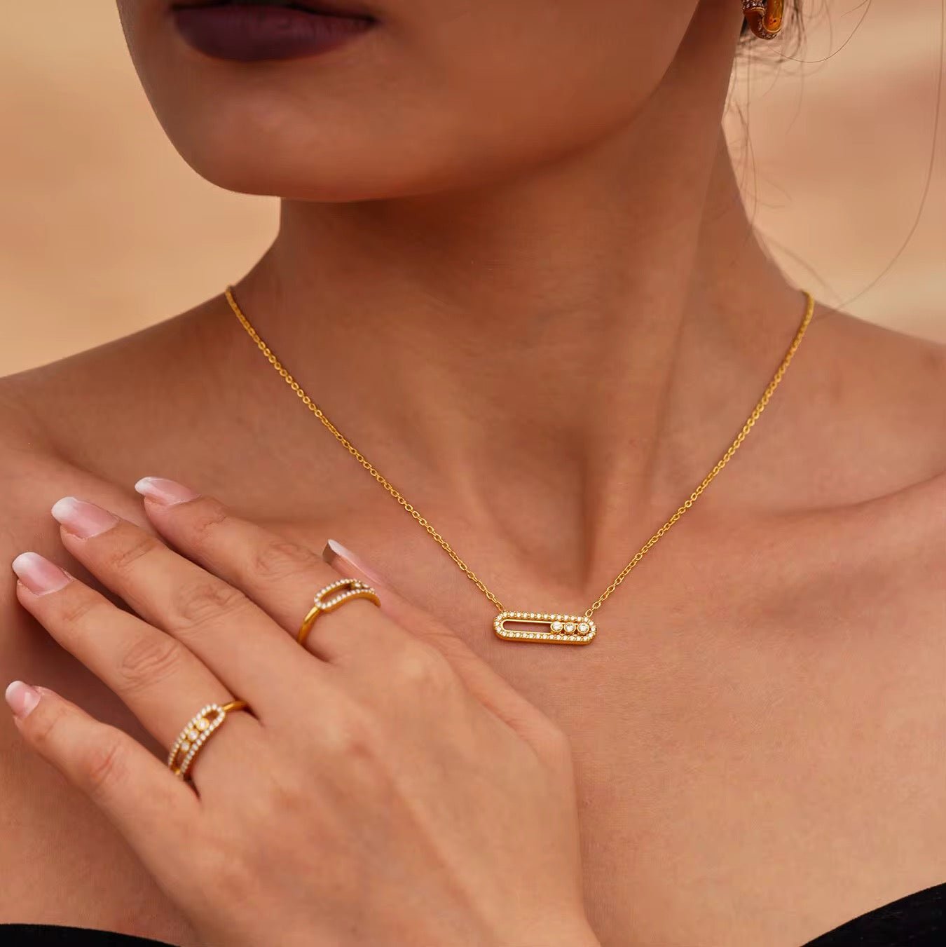 Analia Necklace Gold - David Omo