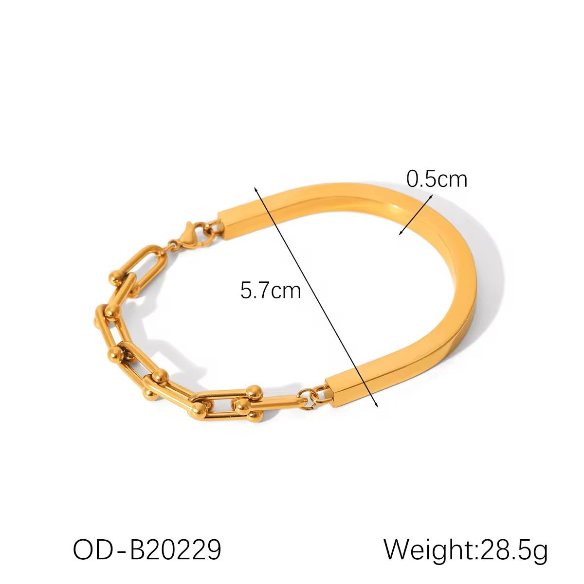 Mackenzie Bracelet Gold - David Omo