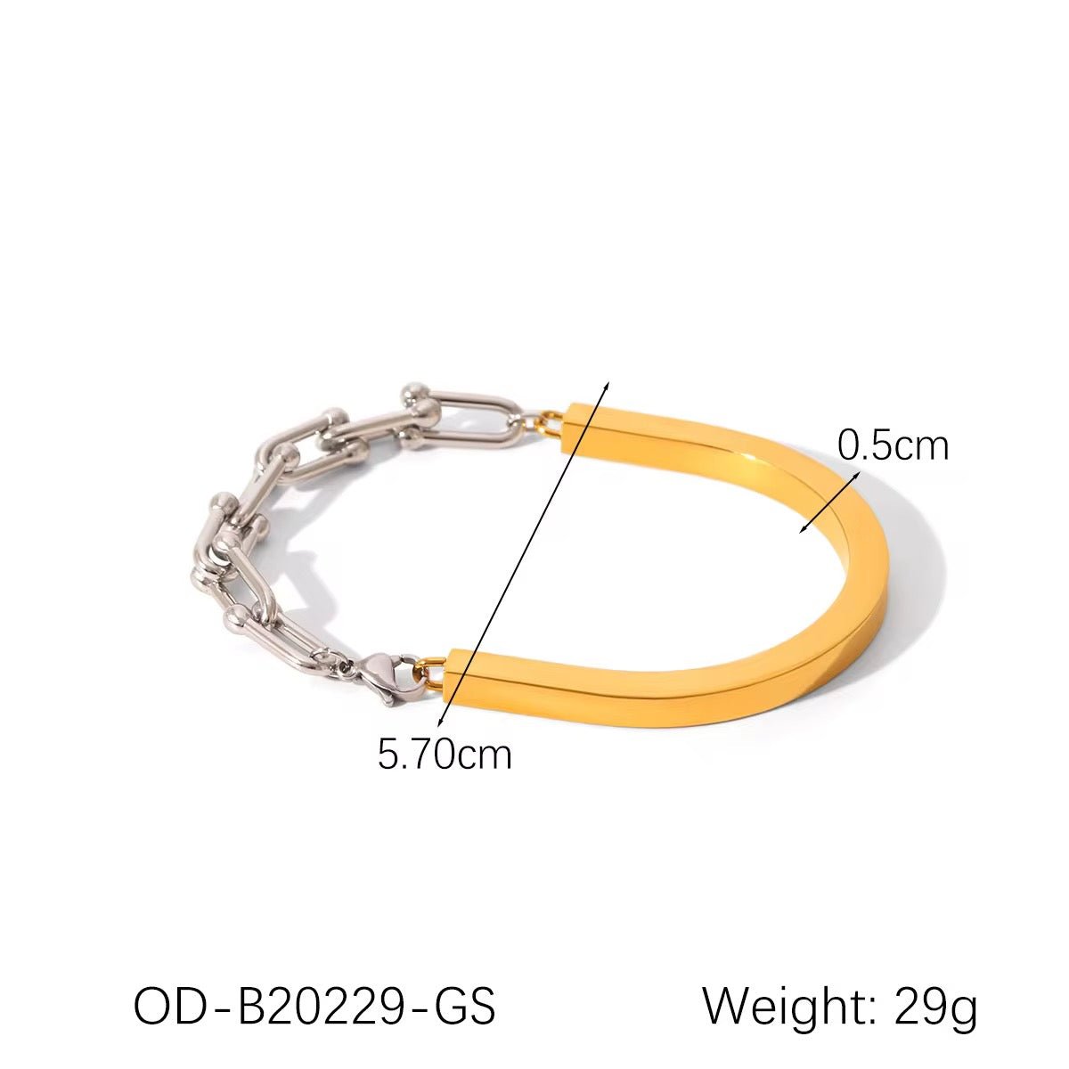 Mackenzie Bracelet Gold - David Omo
