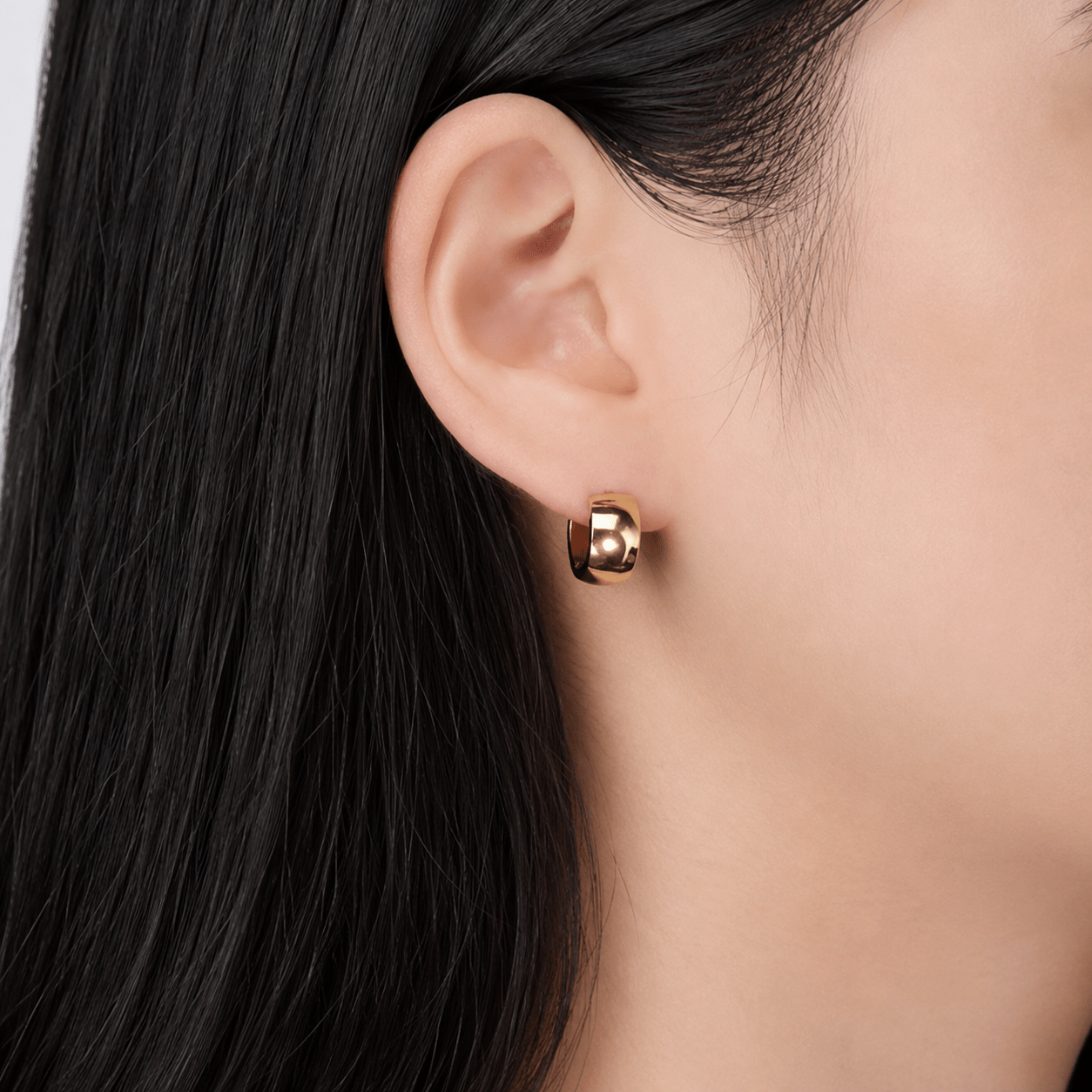 Eden Gold Huggie Earrings - David Omo
