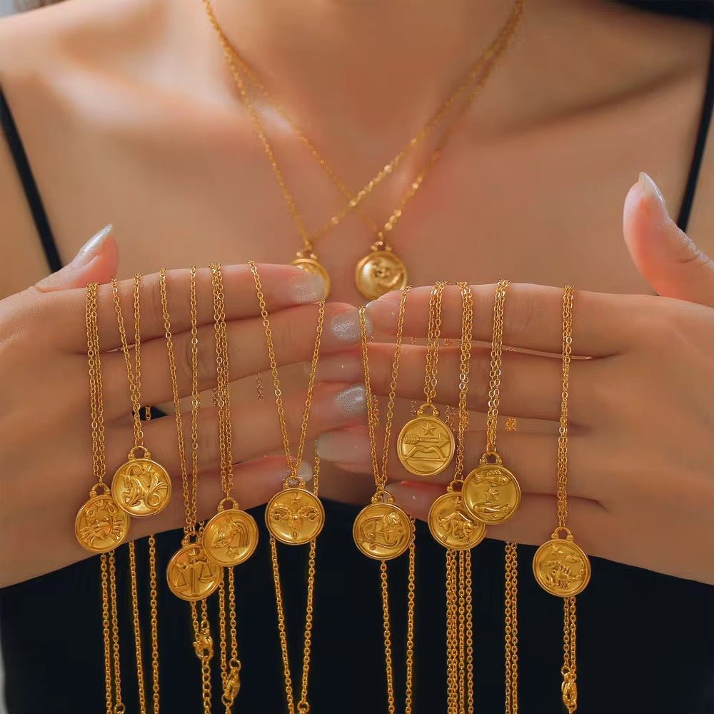 Zodiac Pendant Necklace - David Omo