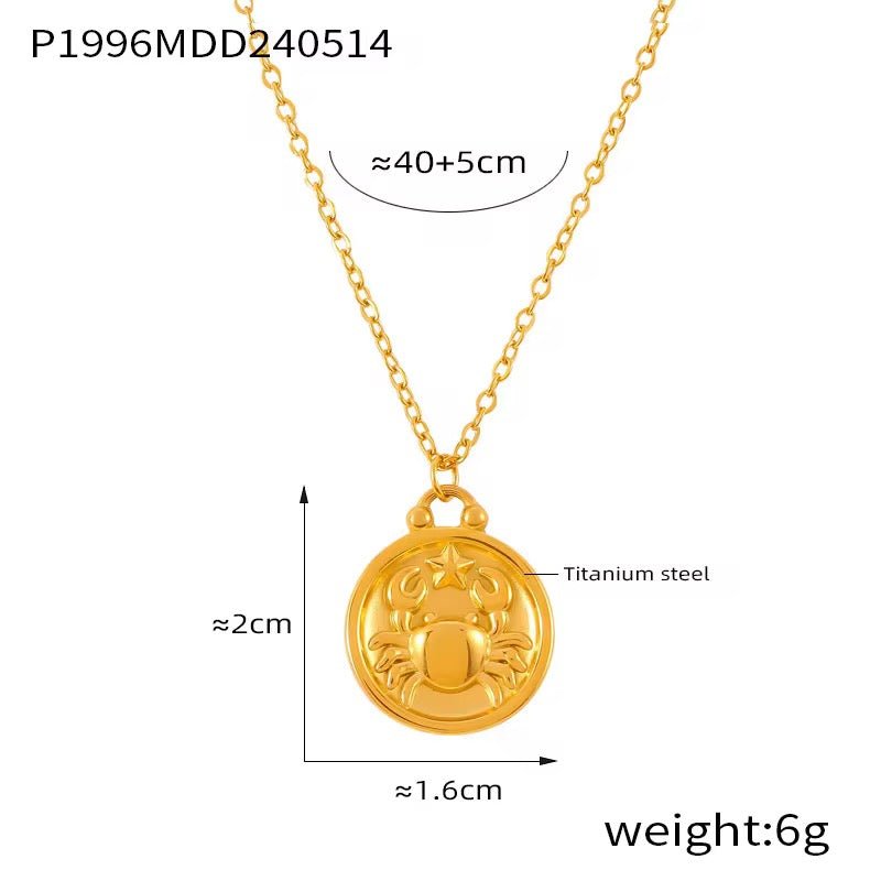 Zodiac Pendant Necklace - David Omo