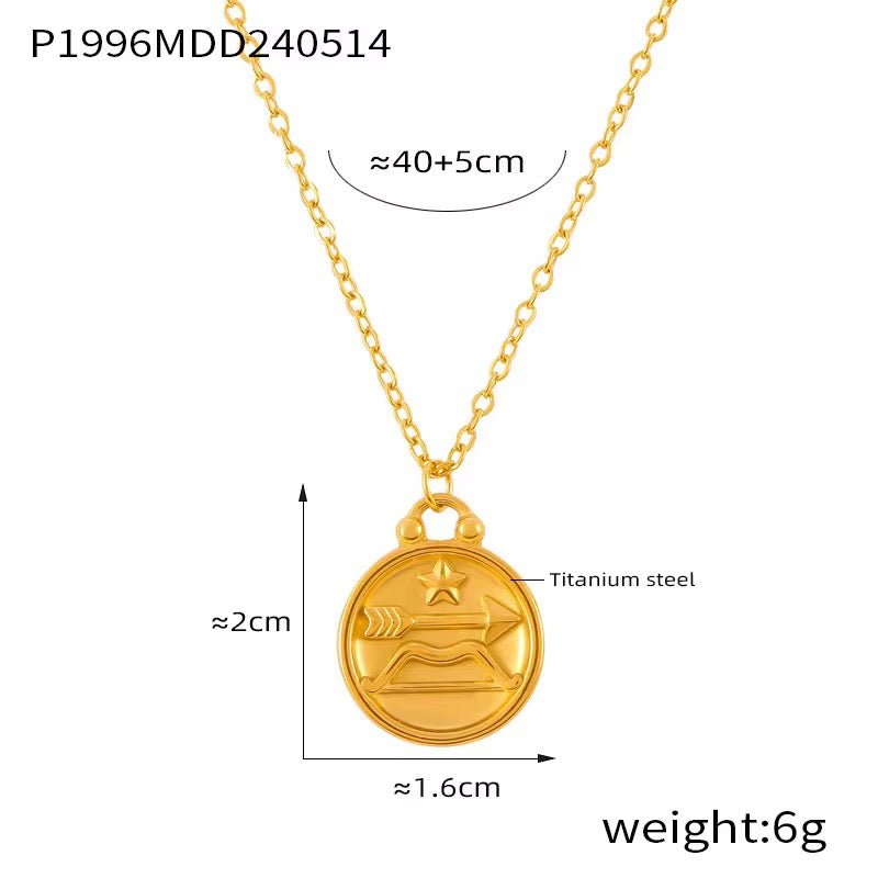 Zodiac Pendant Necklace - David Omo