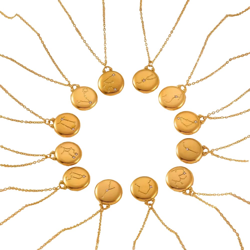 Zodiac Pendant Necklace - David Omo
