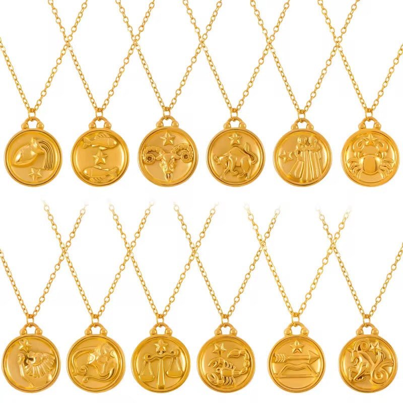 Zodiac Pendant Necklace - David Omo