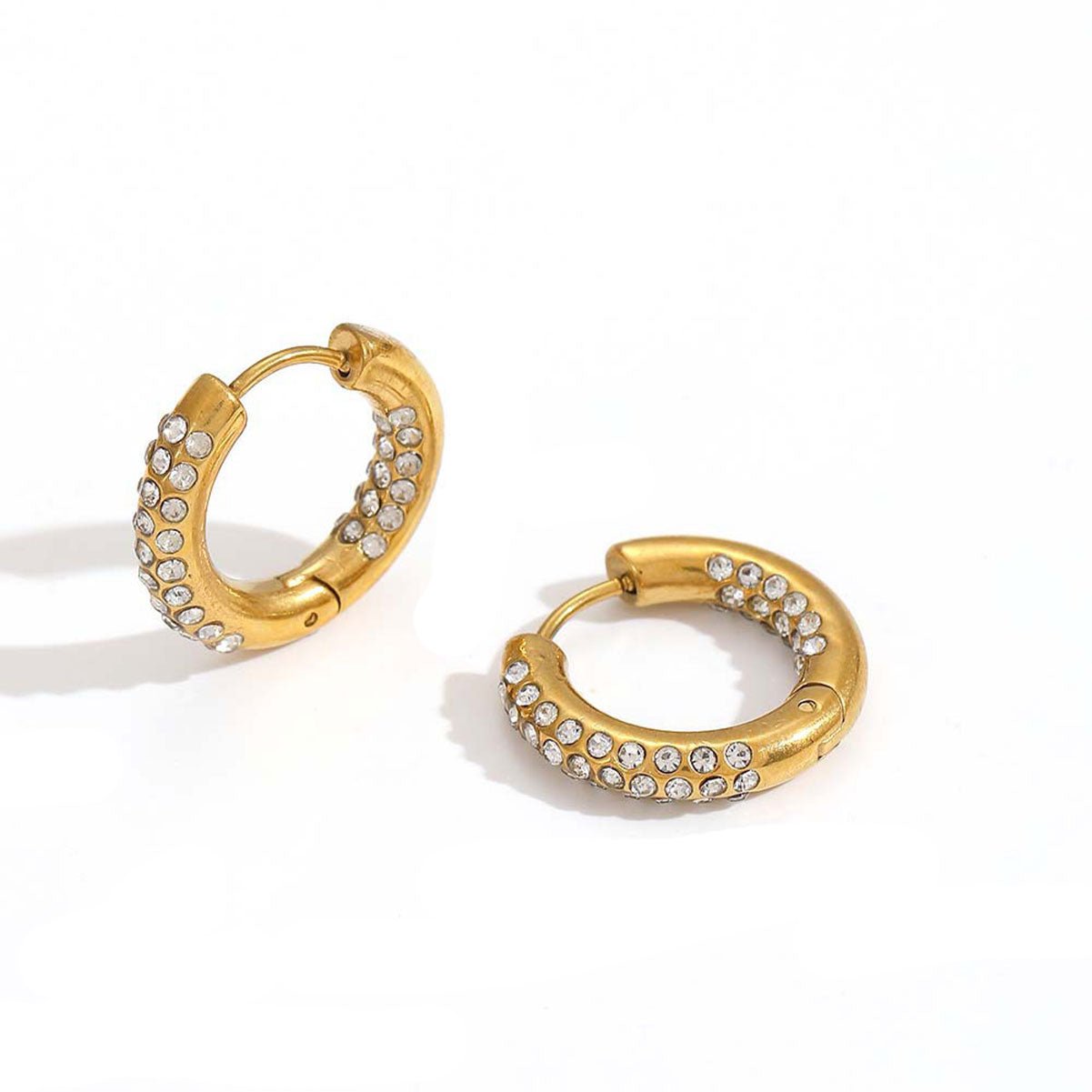 Karmen Earrings Gold - David Omo