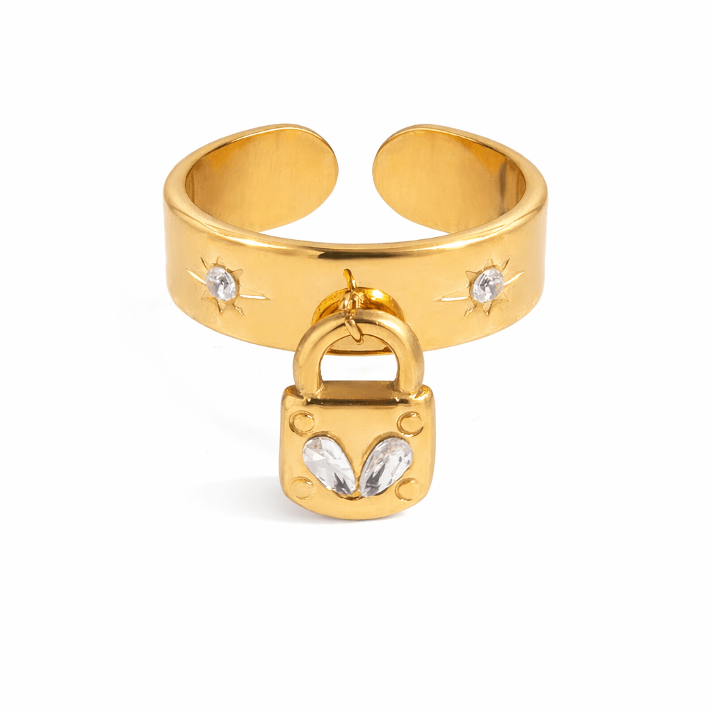 Rina Gold Adjustable Locket Ring - David Omo