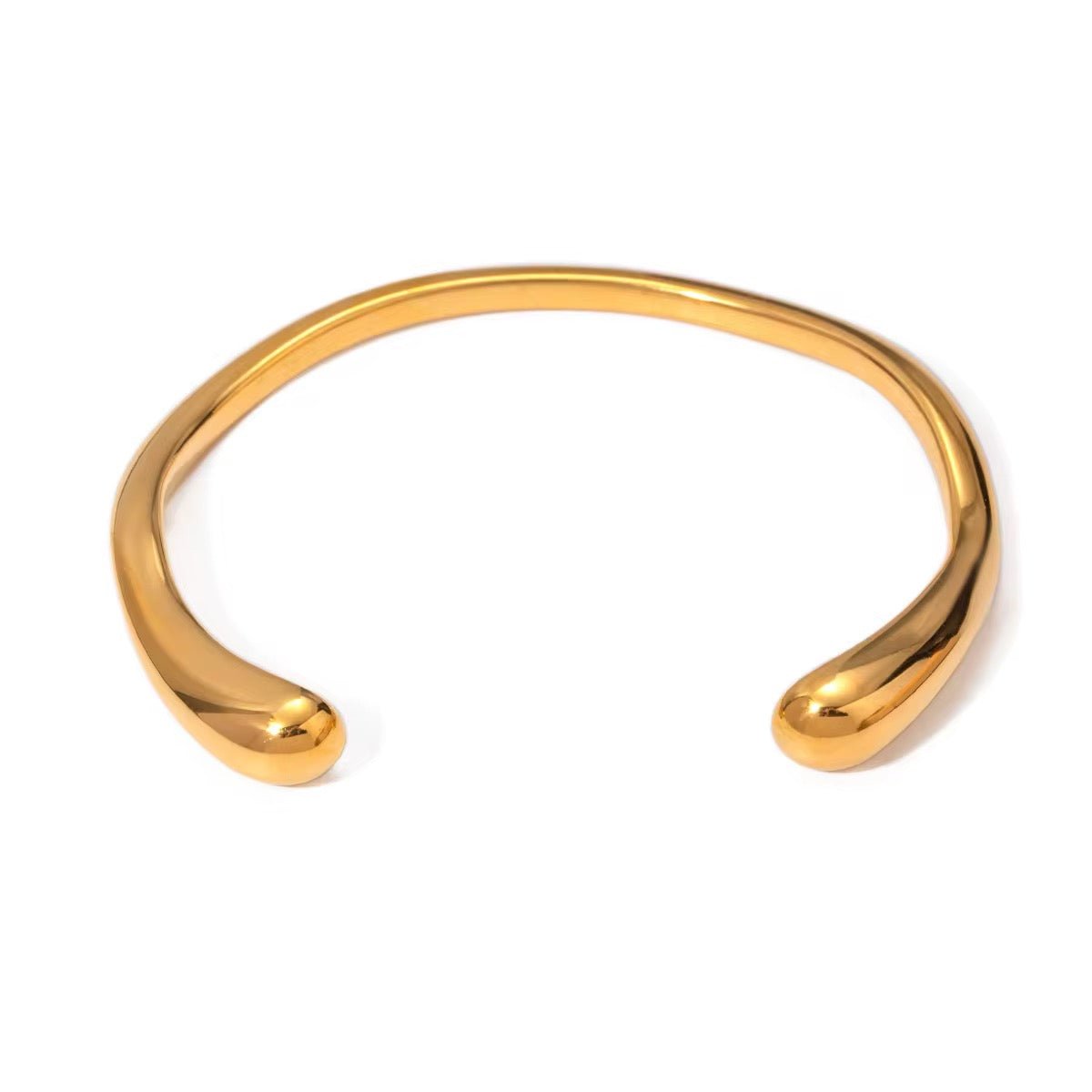 Tiana Gold Bangle - David Omo