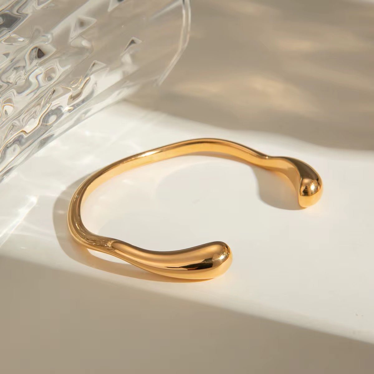 Tiana Gold Bangle - David Omo