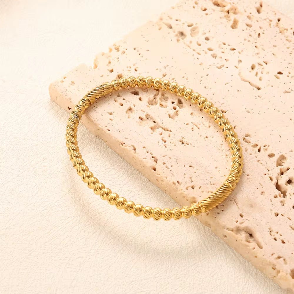 Dulcie Gold Bangle - David Omo