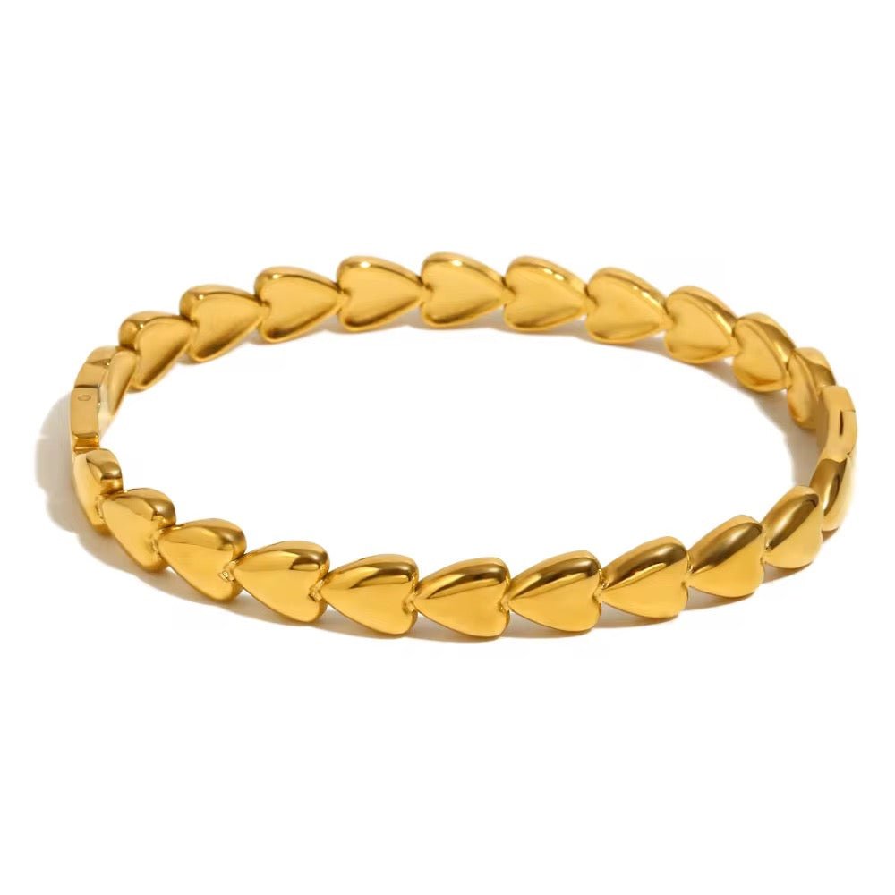 Belle Gold Bangle - David Omo