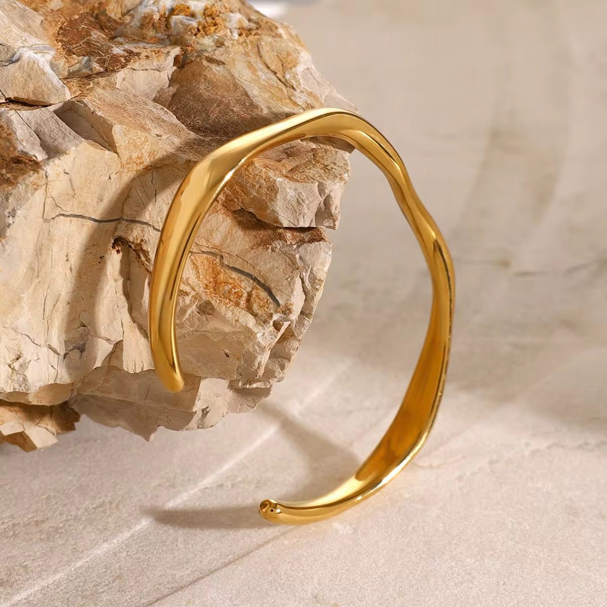 Charlie Gold Bangle - David Omo