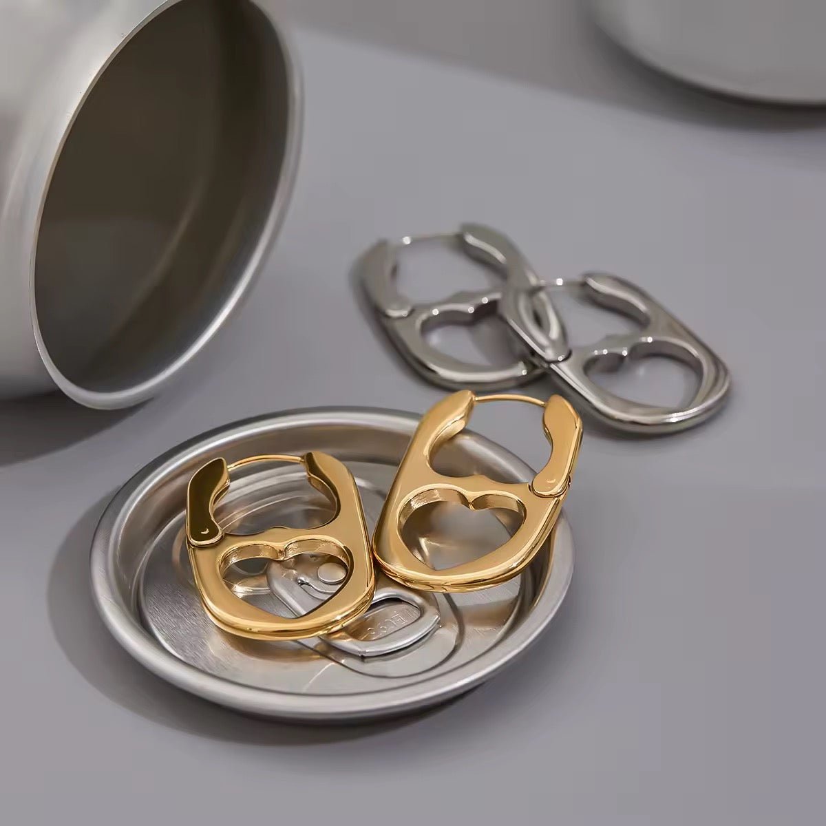 Rey Earrings Silver - David Omo